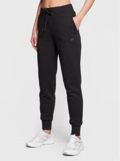 4F Jogginghose H4Z22-SPDD350 Schwarz Regular Fit