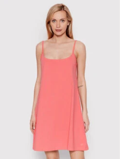 4F Kleid Für Den Alltag H4L22-SUDD016 Rosa Relaxed Fit