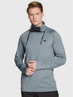 4F Technisches Sweatshirt H4Z22-BIMD032 Grau Regular Fit