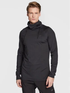 4F Technisches Sweatshirt H4Z22-BIMD032 Schwarz Regular Fit