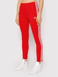 ADIDAS Jogginghose Primeblue SST Track HF1992 Rot Slim Fit