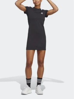 ADIDAS Kleid Für Den Alltag Essentials 3-Stripes Tee Dress IC8785 Schwarz Fitted Fit -Angebote Modig Welt Store adidas kleid fur den alltag essentials 3 stripes tee dress ic8785 schwarz fitted fit 3