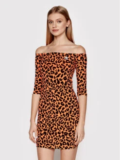 ADIDAS Kleid Für Den Alltag RICH MNISI HC4466 Orange Slim Fit