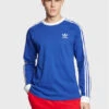 ADIDAS Longsleeve Adicolor Classics 3-Stripes Long-Sleeve Top IA4878 Blau Slim Fit -Angebote Modig Welt Store adidas longsleeve adicolor classics 3 stripes long sleeve top ia4878 blau slim fit