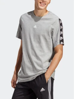 ADIDAS T-Shirt Brandlove T-Shirt IC6806 Grau Regular Fit
