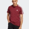 ADIDAS T-Shirt Essentials Single Jersey 3-Stripes T-Shirt IC9341 Rot Regular Fit -Angebote Modig Welt Store adidas t shirt essentials single jersey 3 stripes t shirt ic9341 rot regular fit