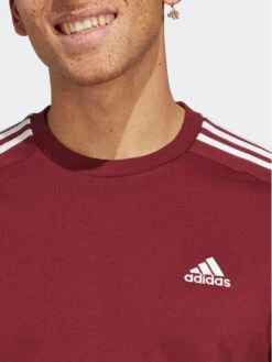 ADIDAS T-Shirt Essentials Single Jersey 3-Stripes T-Shirt IC9341 Rot Regular Fit -Angebote Modig Welt Store adidas t shirt essentials single jersey 3 stripes t shirt ic9341 rot regular fit 4