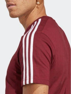 ADIDAS T-Shirt Essentials Single Jersey 3-Stripes T-Shirt IC9341 Rot Regular Fit -Angebote Modig Welt Store adidas t shirt essentials single jersey 3 stripes t shirt ic9341 rot regular fit 5