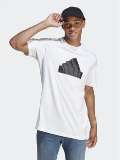 ADIDAS T-Shirt Future Icons Badge Of Sport T-Shirt IC3710 Weiß Loose Fit