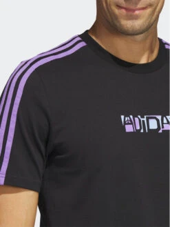 ADIDAS T-Shirt Sport Optimist 3-Stripes Sportswear Graphic T-Shirt (Short Sleeve) IC7792 Schwarz Regular Fit -Angebote Modig Welt Store adidas t shirt sport optimist 3 stripes sportswear graphic t shirt short sleeve ic7792 schwarz regular fit 4