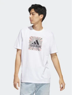 ADIDAS T-Shirt Sport Optimist Sun Logo Sportswear Graphic T-Shirt (Short Sleeve) HR8071 Weiß Regular Fit -Angebote Modig Welt Store adidas t shirt sport optimist sun logo sportswear graphic t shirt short sleeve hr8071 weiss regular fit 1