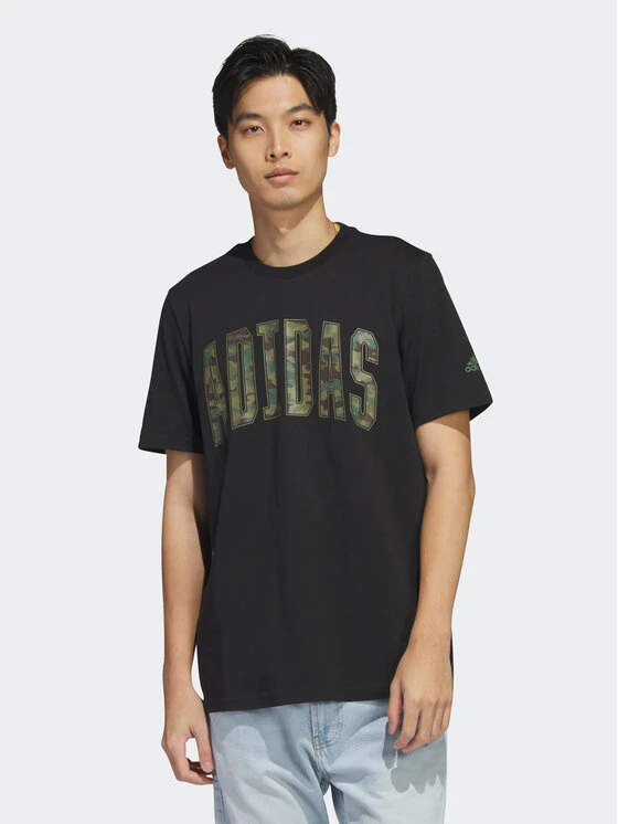 ADIDAS T-Shirt Sportswear Camo T-Shirt HS3213 Schwarz Regular Fit 4 ADIDAS T-Shirt Sportswear Camo T-Shirt HS3213 Schwarz Regular Fit – Bild 2