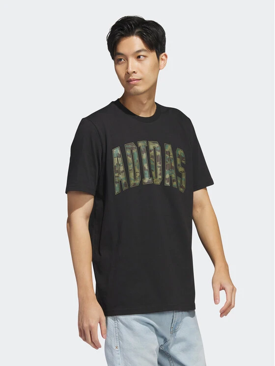 ADIDAS T-Shirt Sportswear Camo T-Shirt HS3213 Schwarz Regular Fit 5 ADIDAS T-Shirt Sportswear Camo T-Shirt HS3213 Schwarz Regular Fit – Bild 3