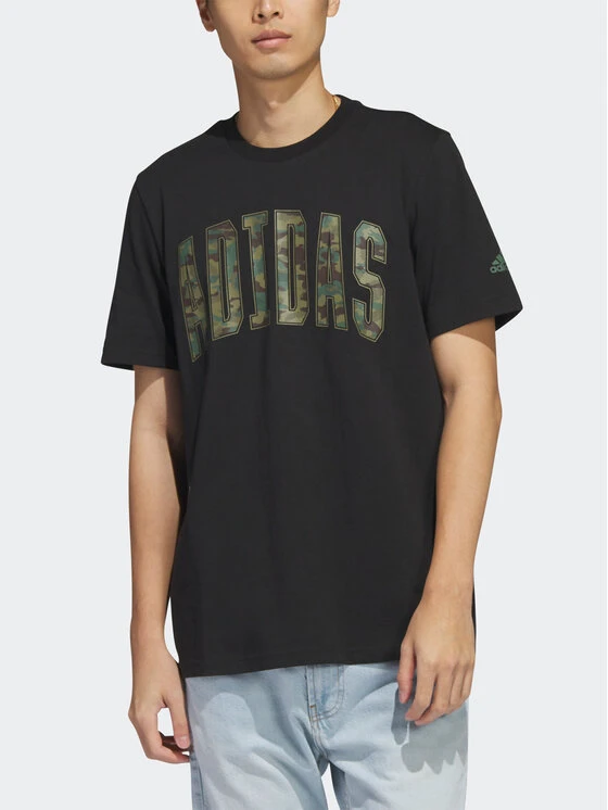 ADIDAS T-Shirt Sportswear Camo T-Shirt HS3213 Schwarz Regular Fit 3 ADIDAS T-Shirt Sportswear Camo T-Shirt HS3213 Schwarz Regular Fit