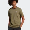 ADIDAS T-Shirt Trefoil Essentials IB1409 Grün Regular Fit -Angebote Modig Welt Store adidas t shirt trefoil essentials ib1409 grun regular fit