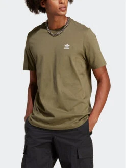 ADIDAS T-Shirt Trefoil Essentials IB1409 Grün Regular Fit -Angebote Modig Welt Store adidas t shirt trefoil essentials ib1409 grun regular fit 3