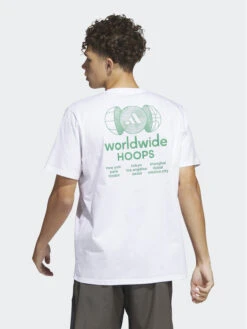 ADIDAS T-Shirt Worldwide Hoops City Basketball Graphic T-Shirt IC1872 Weiß Loose Fit -Angebote Modig Welt Store adidas t shirt worldwide hoops city basketball graphic t shirt ic1872 weiss loose fit 2