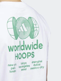 ADIDAS T-Shirt Worldwide Hoops City Basketball Graphic T-Shirt IC1872 Weiß Loose Fit -Angebote Modig Welt Store adidas t shirt worldwide hoops city basketball graphic t shirt ic1872 weiss loose fit 5