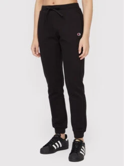 Champion Jogginghose Logo 115486 Schwarz Regular Fit