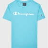 Champion T-Shirt 306285 Blau Regular Fit