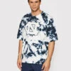Champion T-Shirt Tie Dye 216821 Dunkelblau Regular Fit