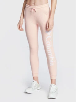 Columbia Jogginghose Logo Fleece 1940094 Orange Active Fit