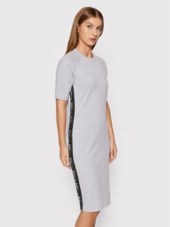 Kleid Für Den Alltag DP1D4250 Grau Regular Fit