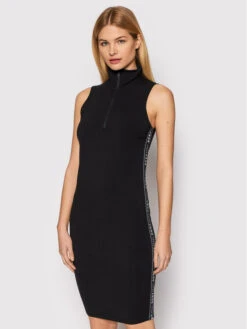 Kleid Für Den Alltag DP9D4253 Schwarz Slim Fit