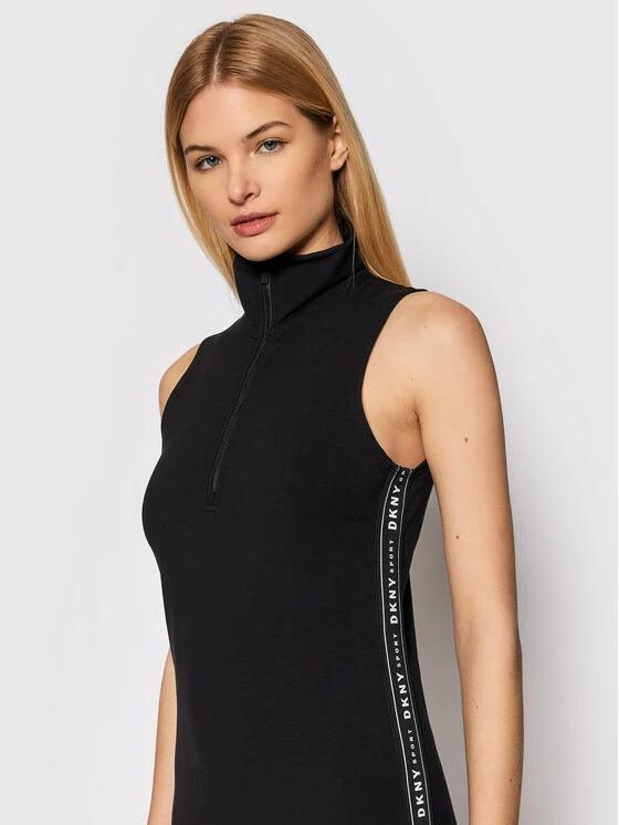 Kleid Für Den Alltag DP9D4253 Schwarz Slim Fit 6 Kleid Für Den Alltag DP9D4253 Schwarz Slim Fit – Bild 4