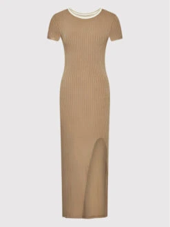 Kleid Für Den Alltag Micah Beige Slim Fit -Angebote Modig Welt Store femi stories kleid fur den alltag micah beige slim fit 4