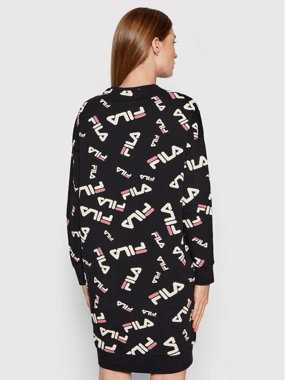 Fila Kleid Für Den Alltag FPW4066 Schwarz Regular Fit 5 Fila Kleid Für Den Alltag FPW4066 Schwarz Regular Fit – Bild 3