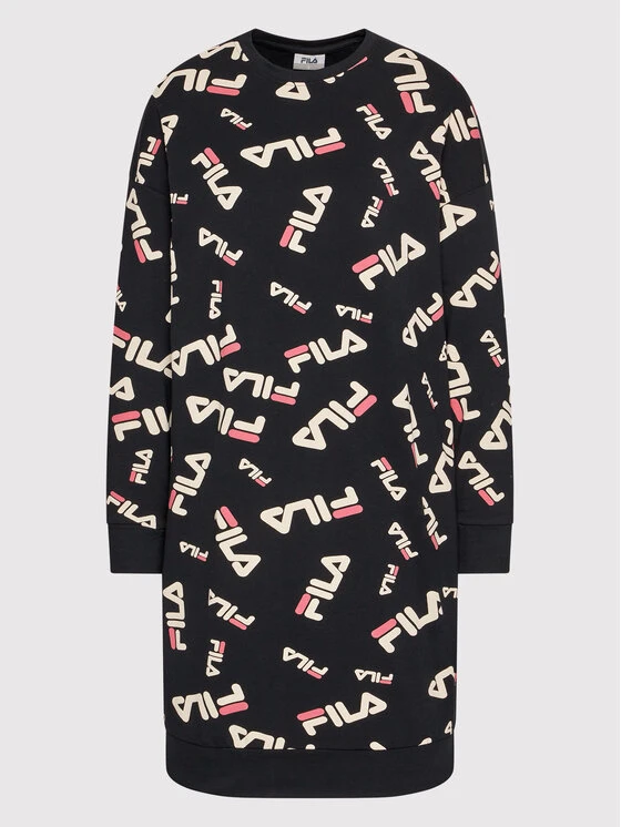Fila Kleid Für Den Alltag FPW4066 Schwarz Regular Fit 7 Fila Kleid Für Den Alltag FPW4066 Schwarz Regular Fit – Bild 5
