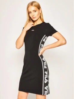 Fila Kleid Für Den Alltag Taniel 687697 Schwarz Slim Fit