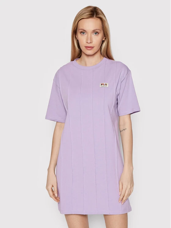 Fila Kleid Für Den Alltag Timra Pintruck FAW0022 Violett Relaxed Fit 3 Fila Kleid Für Den Alltag Timra Pintruck FAW0022 Violett Relaxed Fit