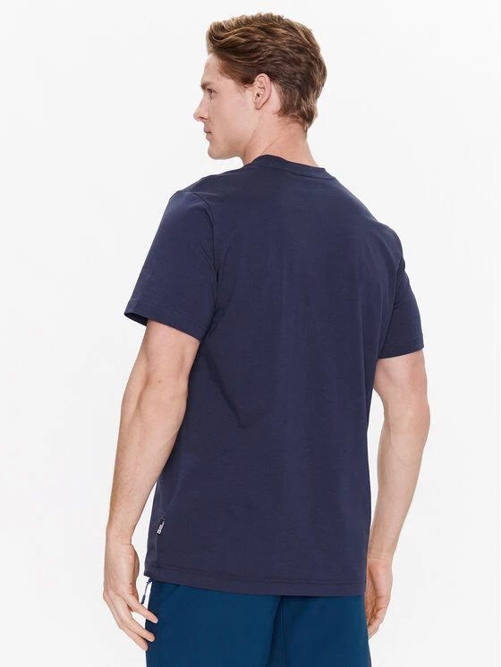 Jack Wolfskin T-Shirt Brand 1809021 Dunkelblau Regular Fit 5 Jack Wolfskin T-Shirt Brand 1809021 Dunkelblau Regular Fit – Bild 3