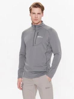 Jack Wolfskin Technisches Sweatshirt Kolbenberg 1710531 Grau Regular Fit