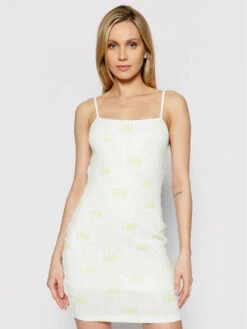 Kleid Für Den Alltag 21278 Gelb Slim Fit