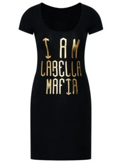 Kleid Für Den Alltag 21287 Schwarz Slim Fit -Angebote Modig Welt Store labellamafia kleid fur den alltag 21287 schwarz slim fit 4