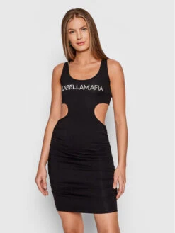 Kleid Für Den Alltag 21791 Schwarz Slim Fit