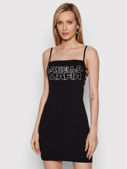 Kleid Für Den Alltag 23742 Schwarz Slim Fit