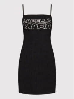 Kleid Für Den Alltag 23742 Schwarz Slim Fit -Angebote Modig Welt Store labellamafia kleid fur den alltag 23742 schwarz slim fit 4