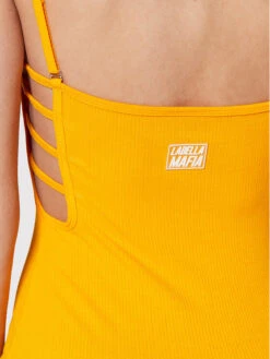 Kleid Für Den Alltag 23744 Gelb Slim Fit -Angebote Modig Welt Store labellamafia kleid fur den alltag 23744 gelb slim fit 3