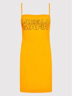 Kleid Für Den Alltag 23744 Gelb Slim Fit -Angebote Modig Welt Store labellamafia kleid fur den alltag 23744 gelb slim fit 4