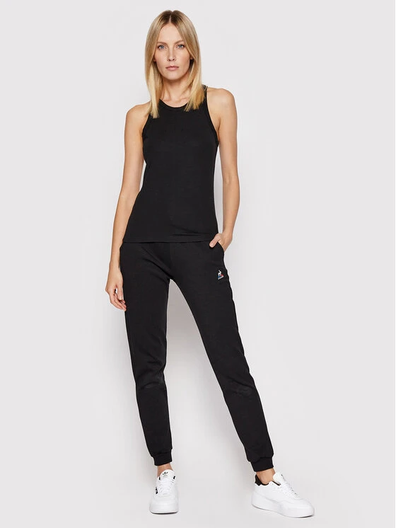 Le Coq Sportif Jogginghose 2210517 Schwarz Regular Fit 4 Le Coq Sportif Jogginghose 2210517 Schwarz Regular Fit – Bild 2