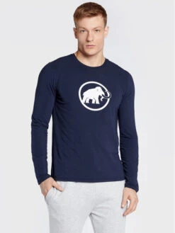Longsleeve Classic MAMMUT-1016-00871-5118-115 Dunkelblau Regular Fit