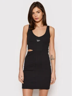 Reebok Kleid Für Den Alltag H46805 Schwarz Slim Fit