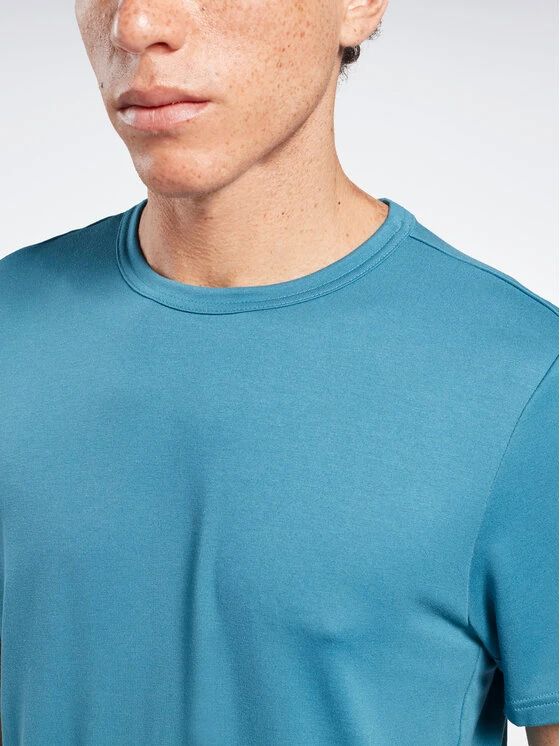 Reebok T-Shirt ACTIVCHILL+DREAMBLEND T-Shirt HR6167 Blau Regular Fit 6 Reebok T-Shirt ACTIVCHILL+DREAMBLEND T-Shirt HR6167 Blau Regular Fit – Bild 4