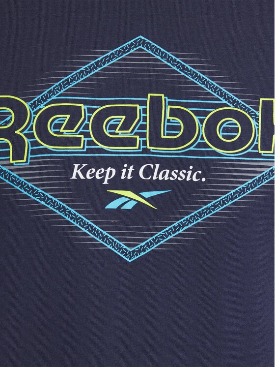Reebok T-Shirt Graphic Series HS4886 Dunkelblau Regular Fit 6 Reebok T-Shirt Graphic Series HS4886 Dunkelblau Regular Fit – Bild 4