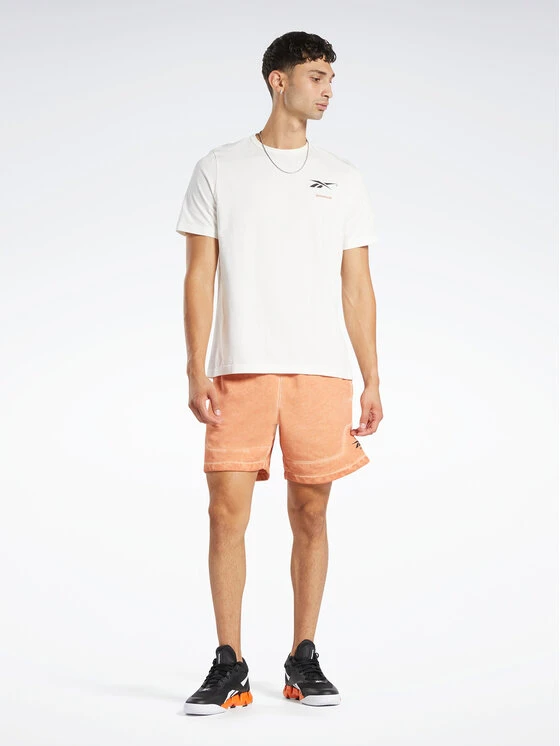 T-Shirt Reebok Basketball Court Top T-Shirt HN5804 Weiß Relaxed Fit 4 T-Shirt Reebok Basketball Court Top T-Shirt HN5804 Weiß Relaxed Fit – Bild 2