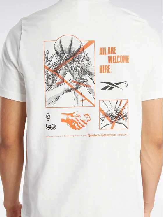 T-Shirt Reebok Basketball Court Top T-Shirt HN5804 Weiß Relaxed Fit 7 T-Shirt Reebok Basketball Court Top T-Shirt HN5804 Weiß Relaxed Fit – Bild 5